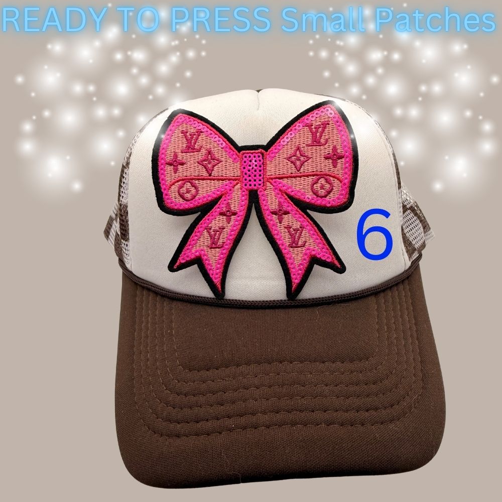 ✨ READY TO PRESS – Bow Patch Collection (Small Size) ✨