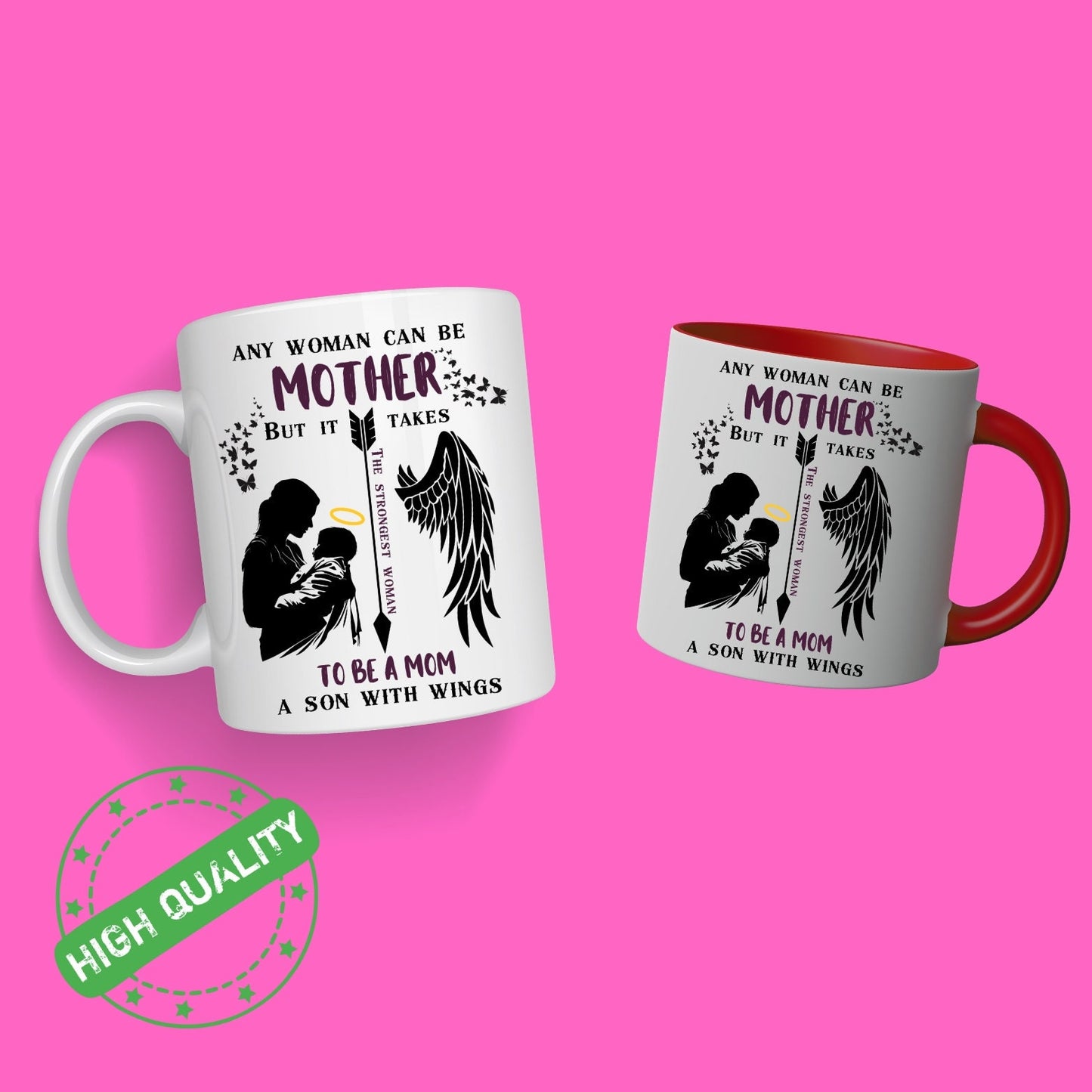 Memorial Mom & Son Digital Files – PNG & SVG Downloads