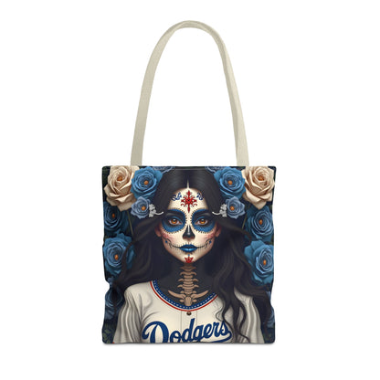 Sugar Skull Floral Tote Bag, Day of the Dead, Boho Style, Eco-Friendly Shopping, Casual Weekend Bag
