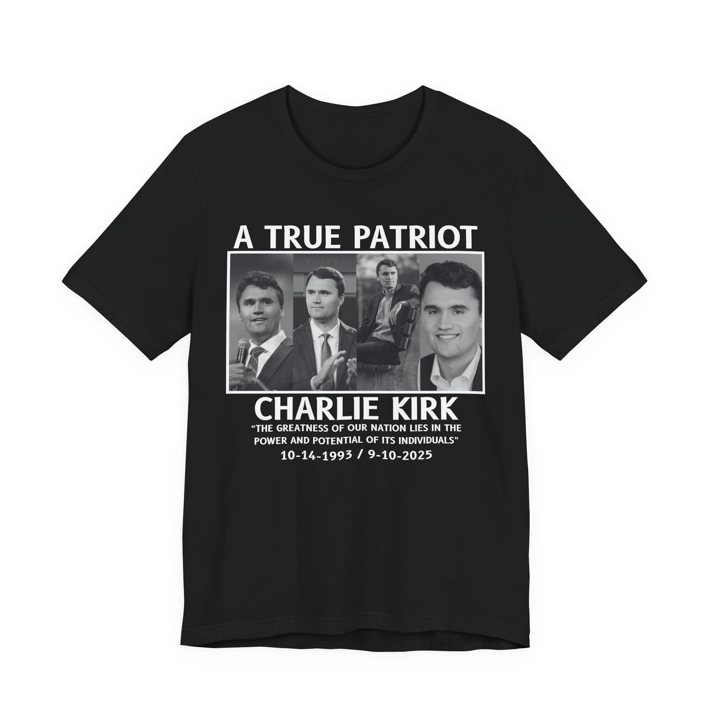 Patriotic Tribute Tee, Celebratory Shirt, Memorial Gift, Social Statement Tee, Casual Everyday Wear