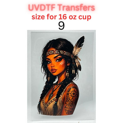 Western Cowgirl UV DTF Transfers for 16 oz Cups | God Don’t Play About Me | Ready to Apply Cup Decals