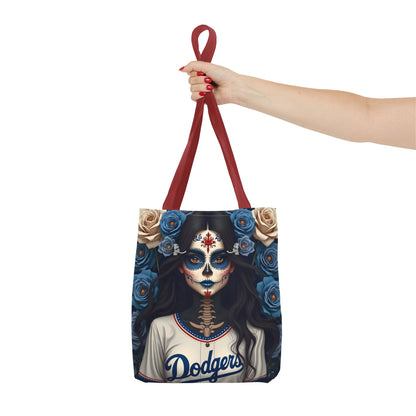 Sugar Skull Floral Tote Bag, Day of the Dead, Boho Style, Eco-Friendly Shopping, Casual Weekend Bag