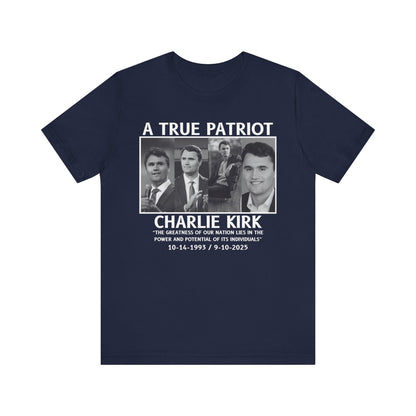 Patriotic Tribute Tee, Celebratory Shirt, Memorial Gift, Social Statement Tee, Casual Everyday Wear