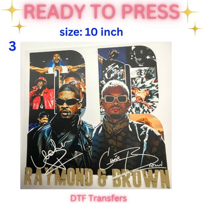 Ready to Press DTF Transfers | Sports Mom | Veteran | Nana | Funny Face Designs | 10 Inch Heat Transfers