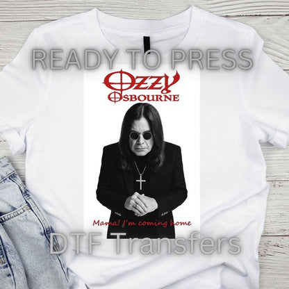 🎸 Heavy Metal RocknRoll. Tribute DTF Transfers Ready to Press 12" Heat Press Designs | Rock Legend Shirts & Hoodies