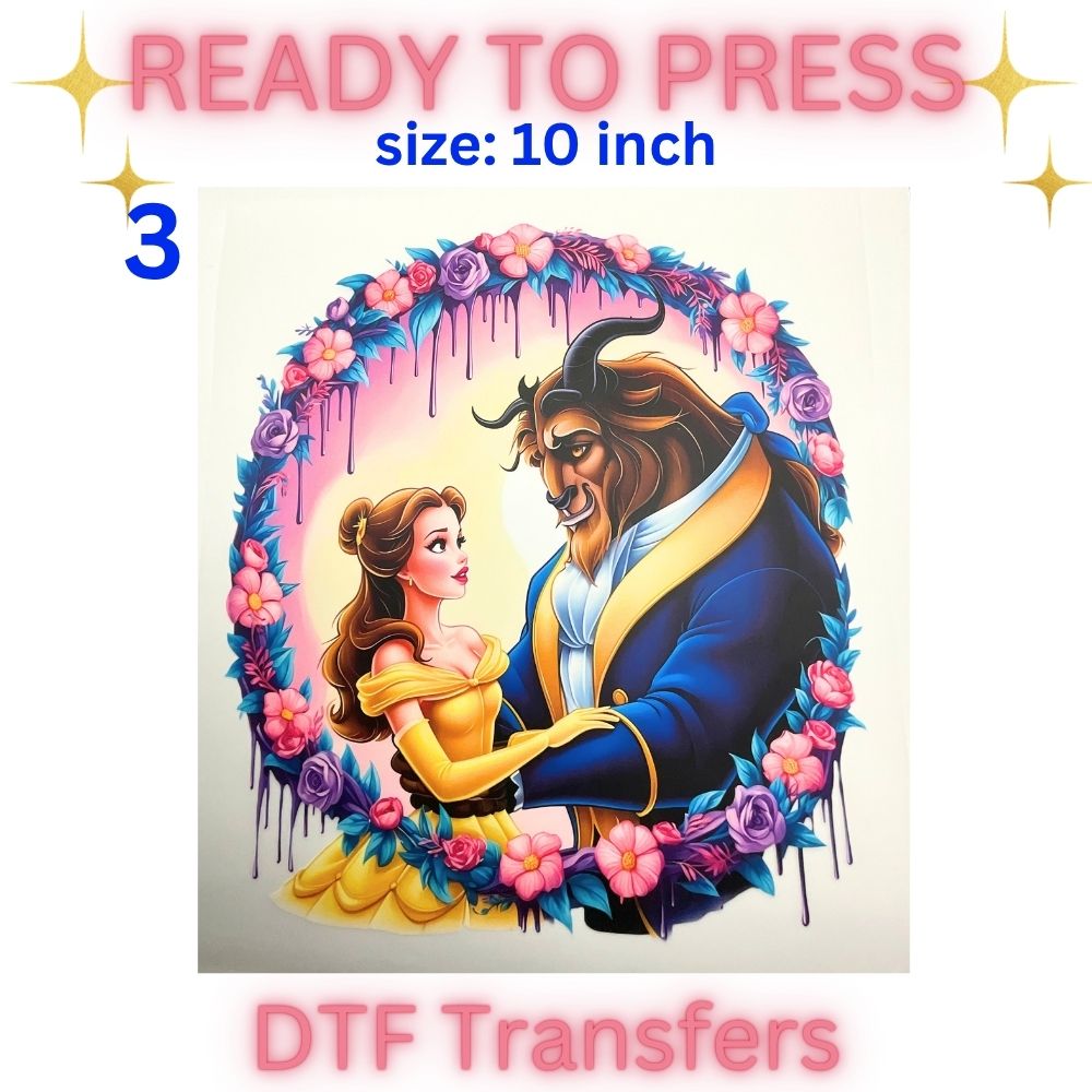 Trendy Ready-To-Press DTF Transfers | Cute Plush, Fantasy, Camping & Spooky Inspired Heat Transfers | 10 Inch
