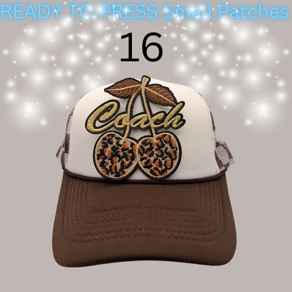 Designer-Inspired Small Chenille Patches – Ready to Press | Fashion Appliqué Collection (1–20)