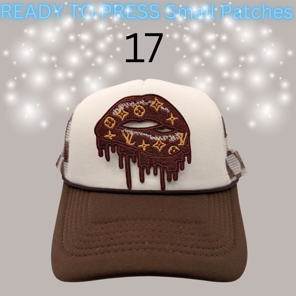 Designer-Inspired Small Chenille Patches – Ready to Press | Fashion Appliqué Collection (1–20)