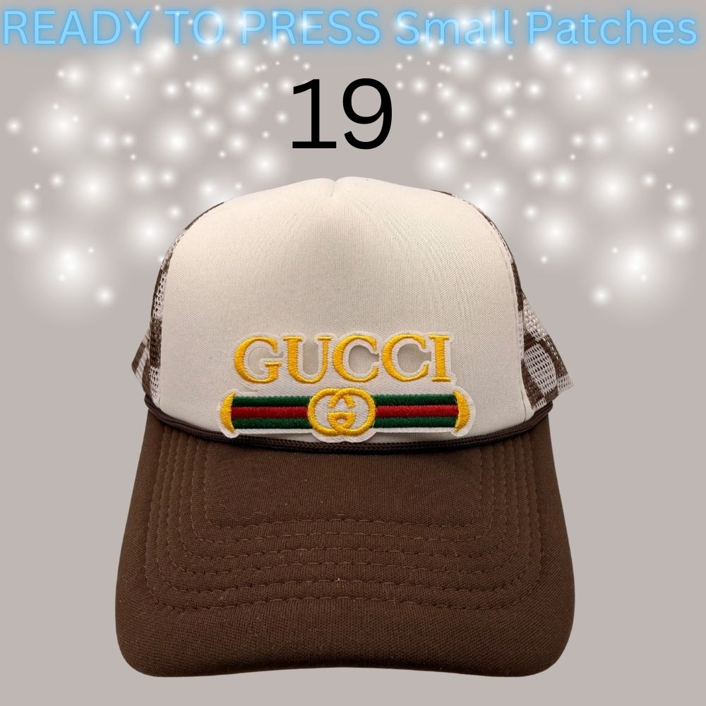 Designer-Inspired Small Chenille Patches – Ready to Press | Fashion Appliqué Collection (1–20)