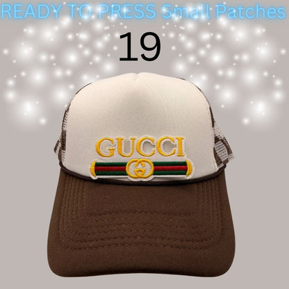 Designer-Inspired Small Chenille Patches – Ready to Press | Fashion Appliqué Collection (1–20)