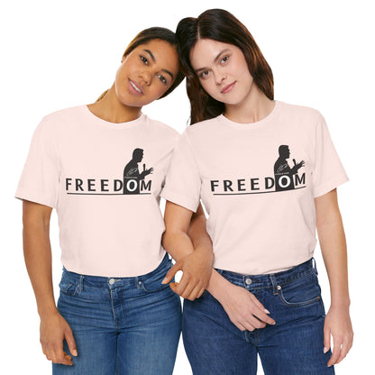 Freedom Statement Tee, Unisex T-Shirt, Casual Wear, Inspirational Gift, Comfort Tee for All Occasions, Motivational Apparel, Perfect [...]