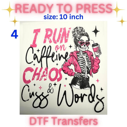 Trendy Ready-To-Press DTF Transfers | Spooky, Western, Mama & Sassy Graphic Heat Transfers | 10 Inch Designs