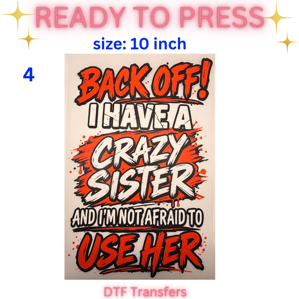 Ready-to-Press DTF Transfers | Western, Funny & Dolly Designs | 10-Inch