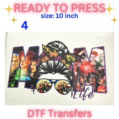 Trendy Ready-To-Press DTF Transfers | Cute Plush, Fantasy, Camping & Spooky Inspired Heat Transfers | 10 Inch