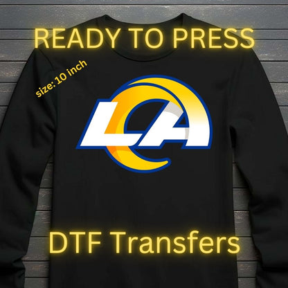 🏈 Football Fan logo DTF Transfers – Ready to Press Heat Press Designs | Football Fan Shirts, Hoodies & Sweaters (10" & 12")