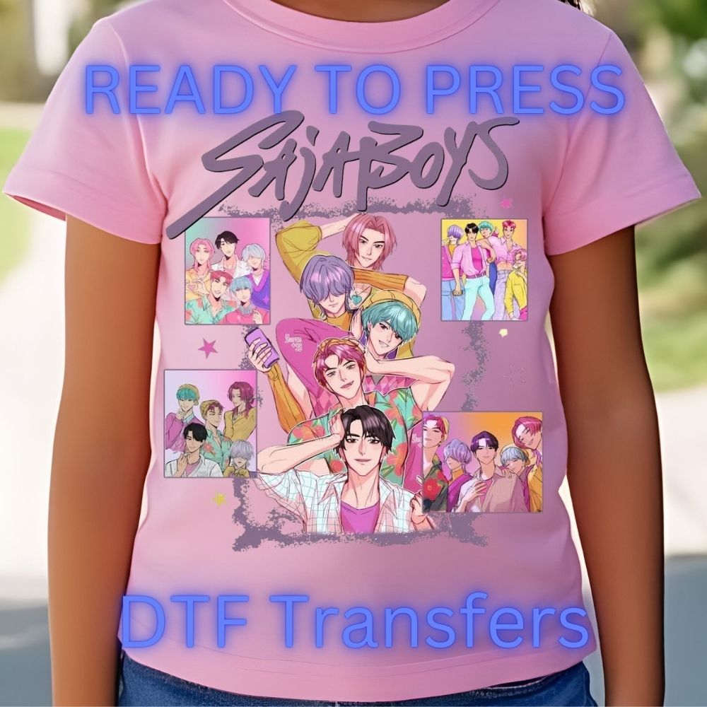 Galaxy Pop Trio DTF Transfer – 10 Inch | Ready to Press Heat Transfer for Shirts, Totes, and Sweaters