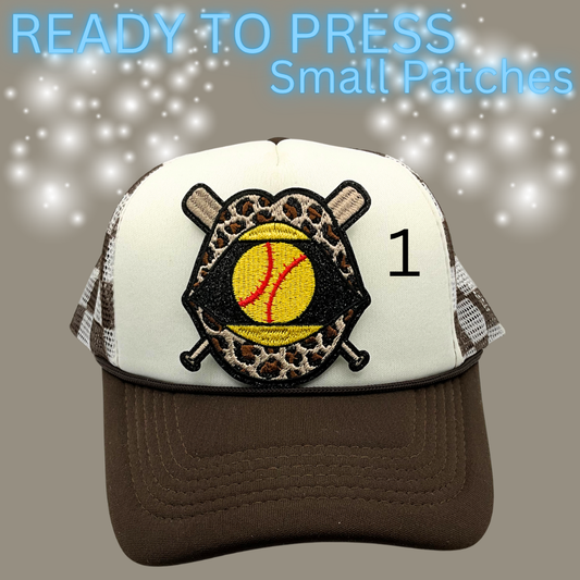 Ready to Press Hat Patches | Small Embroidered Appliqué Transfers | Trucker Hat Accessories | DIY Heat Press Patches | Summer, Western & Patriotic Designs