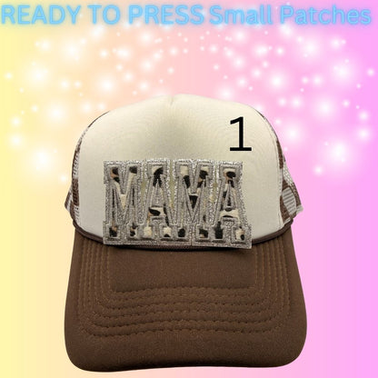 Trendy Small Embroidered Patches | Western, Girly & Aesthetic Iron-On Patches | Hat Bar Ready Designs | Cute Heat Transfer Patches