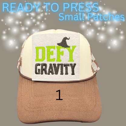 Ready to Press Embroidered Hat Patches | Trendy Iron-On Patch Collection | Small Hat Patch Designs