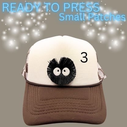 Ready to Press Trendy Patch Transfers | Iron-On Hat Patches | Cute Western, Smiley, Sun & Lifestyle Designs | DIY Cap Decor