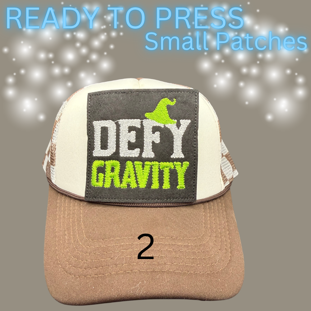Ready to Press Embroidered Hat Patches | Trendy Iron-On Patch Collection | Small Hat Patch Designs