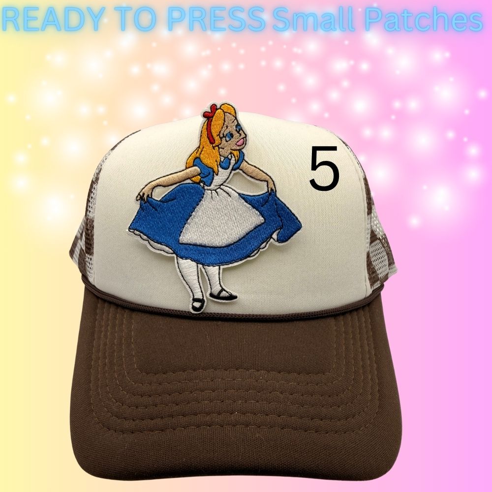 Trendy Small Embroidered Patches | Western, Girly & Aesthetic Iron-On Patches | Hat Bar Ready Designs | Cute Heat Transfer Patches