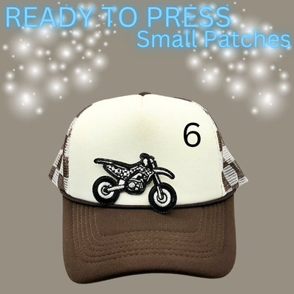 Ready to Press Trendy Patch Transfers | Iron-On Hat Patches | Cute Western, Smiley, Sun & Lifestyle Designs | DIY Cap Decor