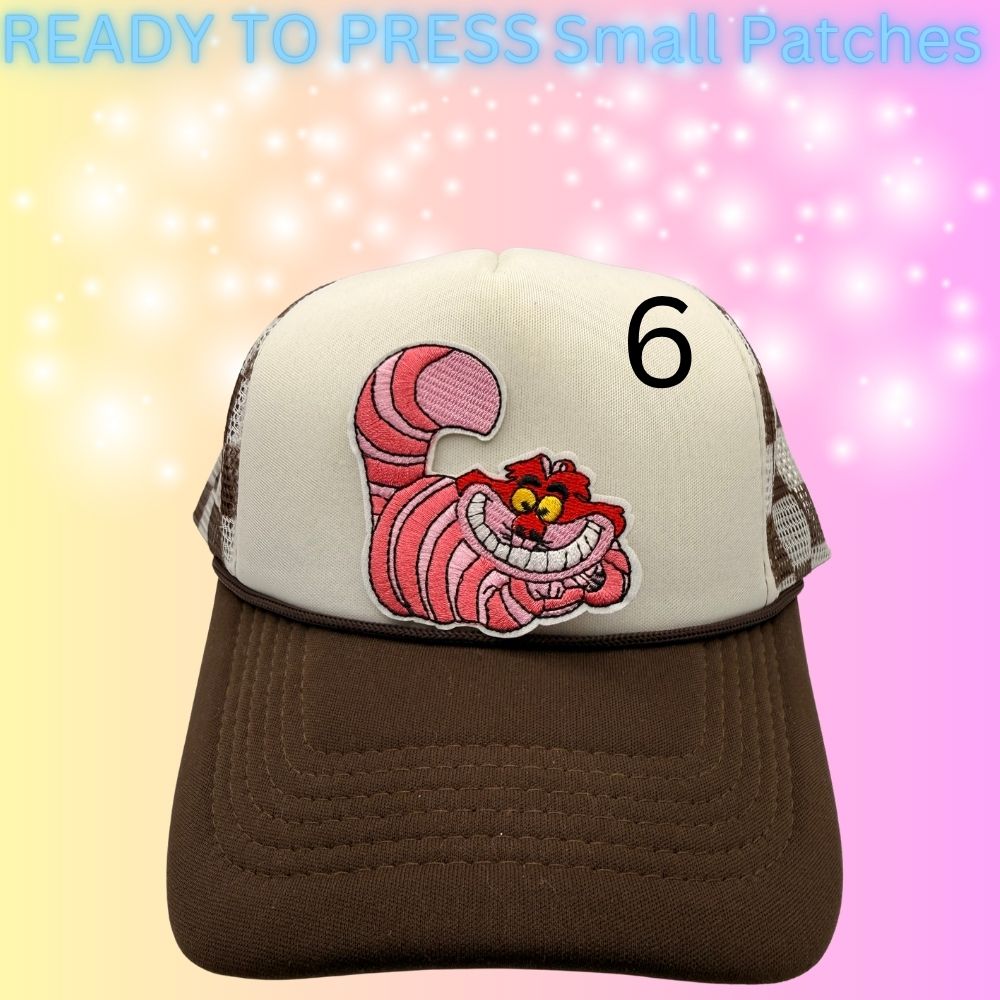 Trendy Small Embroidered Patches | Western, Girly & Aesthetic Iron-On Patches | Hat Bar Ready Designs | Cute Heat Transfer Patches