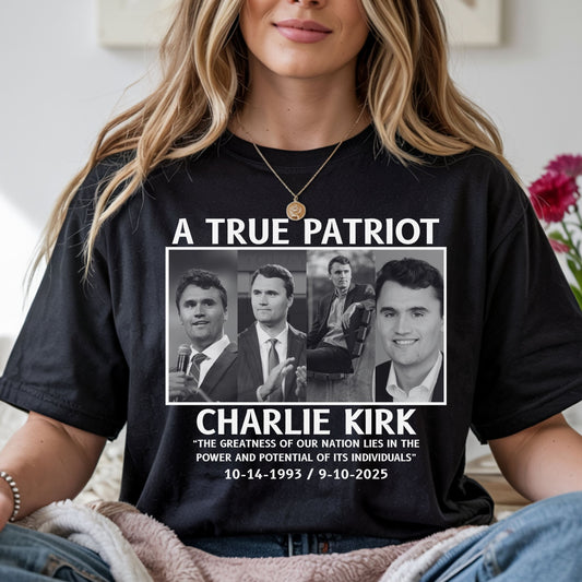 A True Patriot Memorial Tribute T-Shirt – Remembrance Shirts