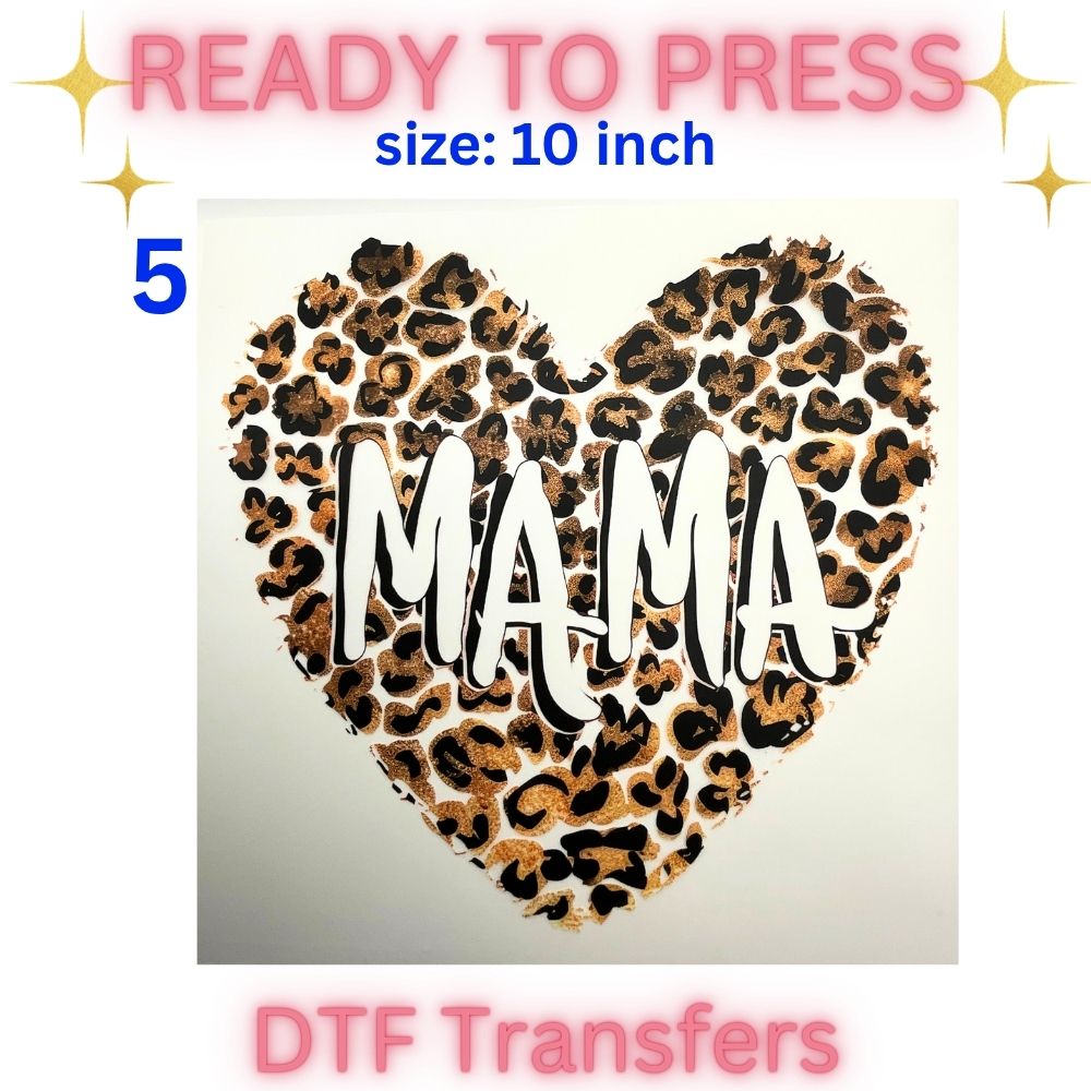 Trendy Ready-To-Press DTF Transfers | Spooky, Western, Mama & Sassy Graphic Heat Transfers | 10 Inch Designs