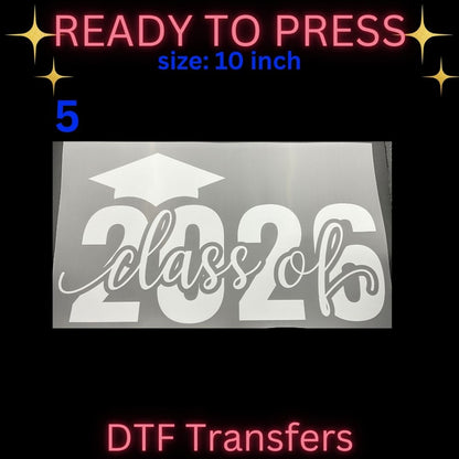 Funny & Retro Ready-To-Press DTF Transfers | Graduation, Peace & Humor Heat Transfers |