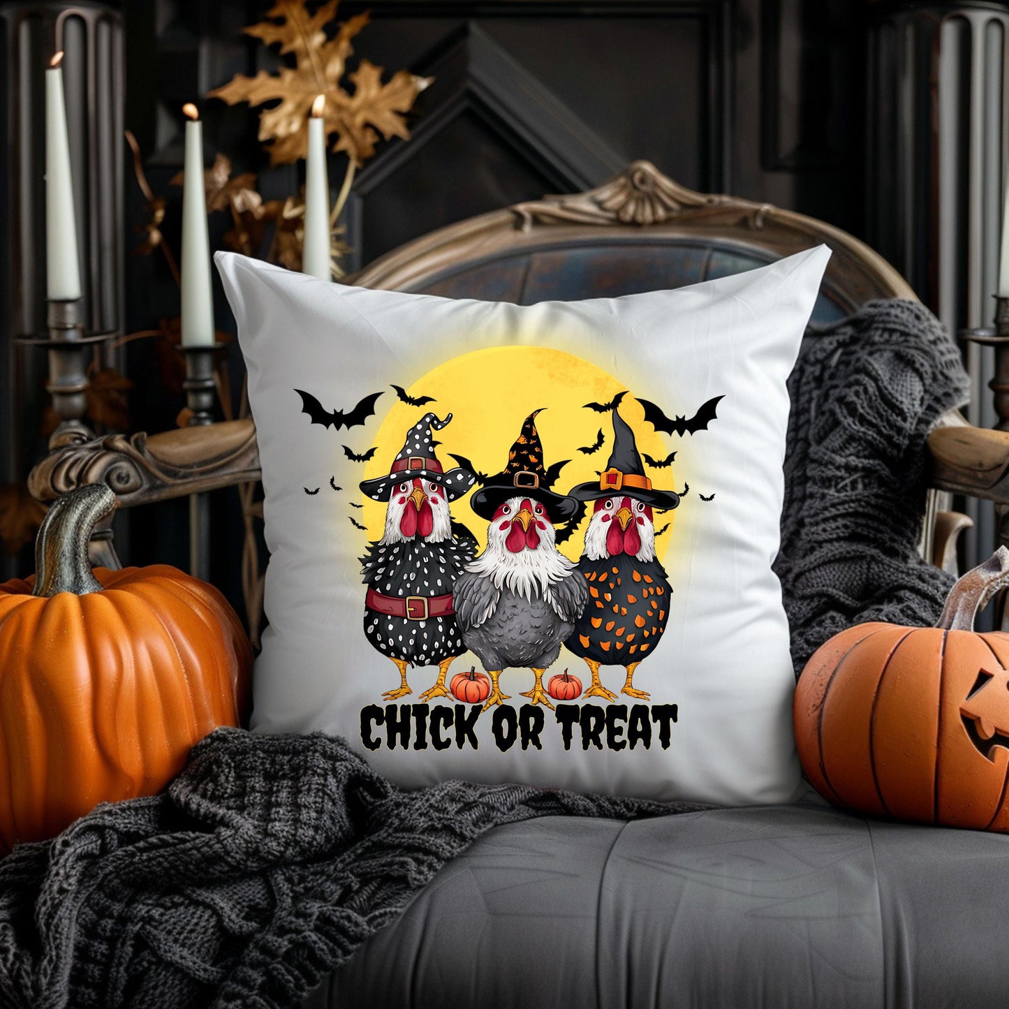 Halloween Spooky Chicken PNG Designs – Chick or Treat Sublimation