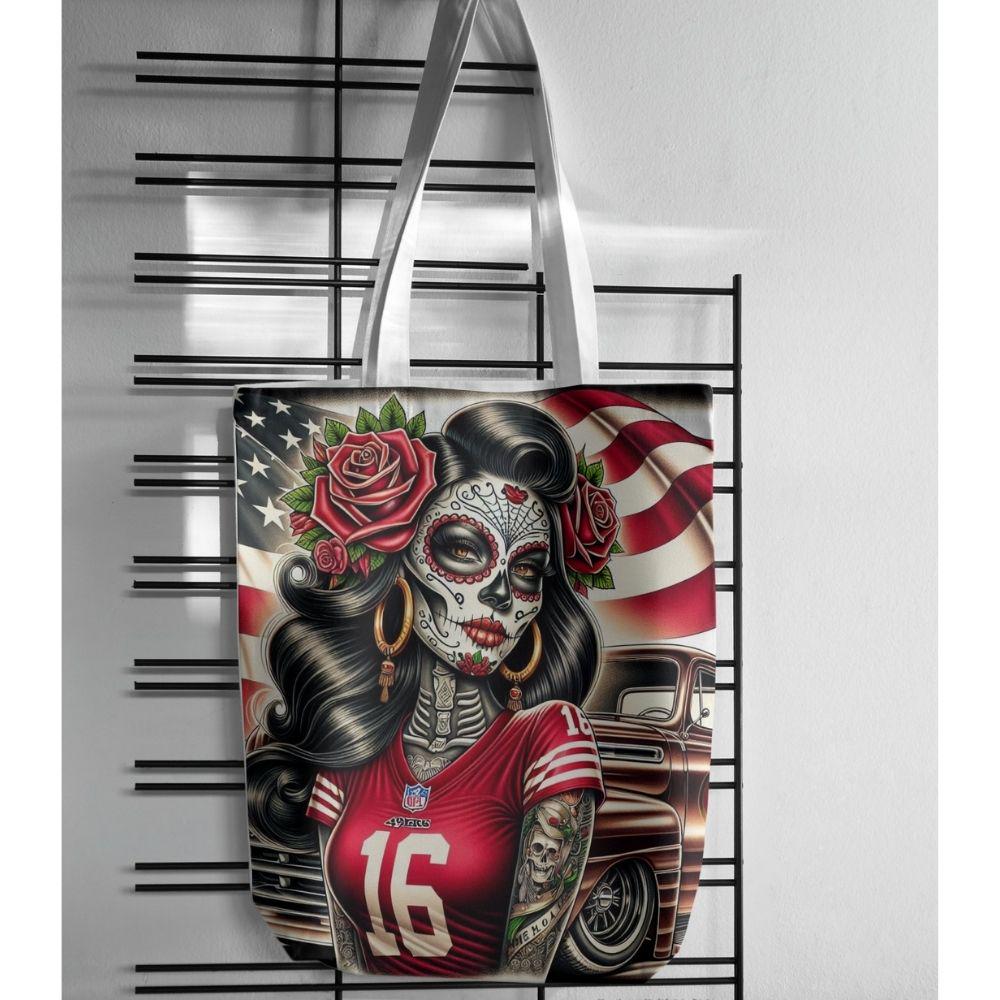 Day of the Dead & 49ers Digital Bundle – 9 Sugar Skull & La Catrina JPG Designs (Instant Download)