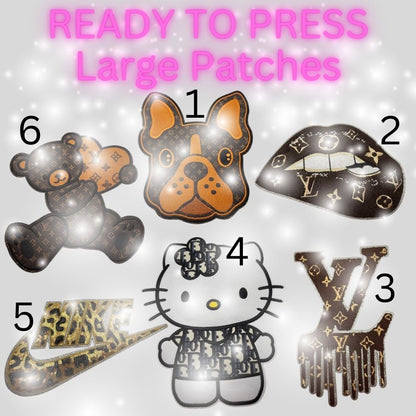 Inspired Statement Chenille Patches – Ready to Press | Large Appliqués