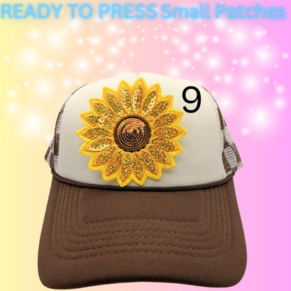 Trendy Small Embroidered Patches | Western, Girly & Aesthetic Iron-On Patches | Hat Bar Ready Designs | Cute Heat Transfer Patches