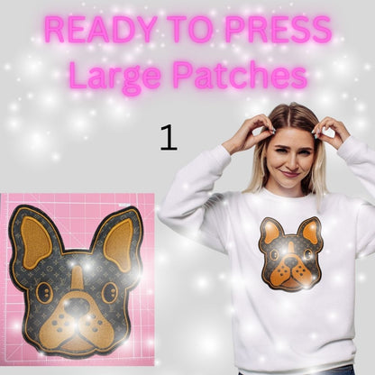 Inspired Statement Chenille Patches – Ready to Press | Large Appliqués
