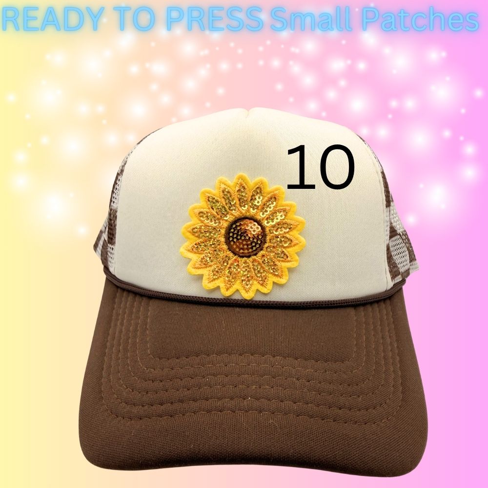 Trendy Small Embroidered Patches | Western, Girly & Aesthetic Iron-On Patches | Hat Bar Ready Designs | Cute Heat Transfer Patches