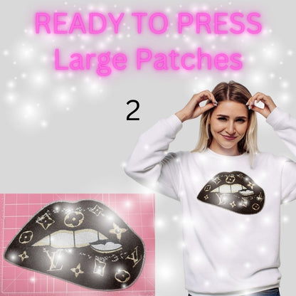 Inspired Statement Chenille Patches – Ready to Press | Large Appliqués