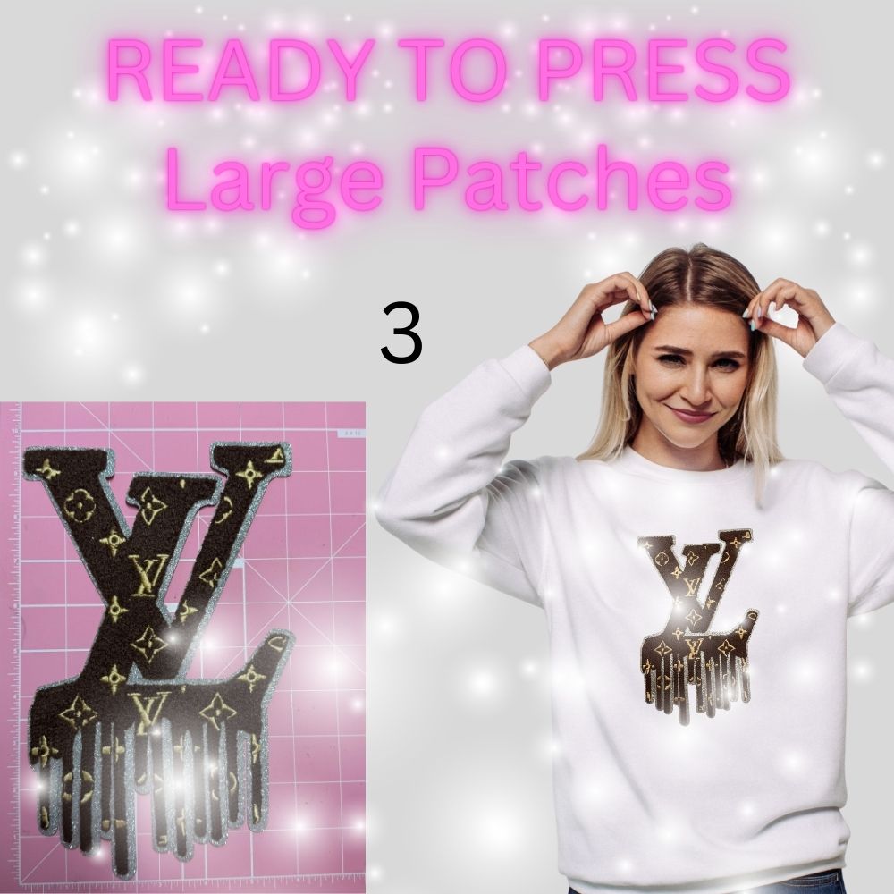 Inspired Statement Chenille Patches – Ready to Press | Large Appliqués