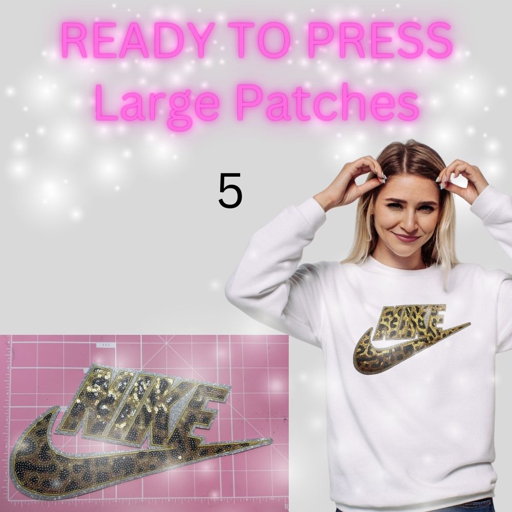 Inspired Statement Chenille Patches – Ready to Press | Large Appliqués