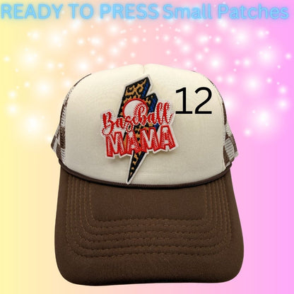 Trendy Small Embroidered Patches | Western, Girly & Aesthetic Iron-On Patches | Hat Bar Ready Designs | Cute Heat Transfer Patches