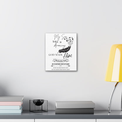My Son Guardian Angel Memorial SVG & PNG Files – Cricut & Sublimation Designs