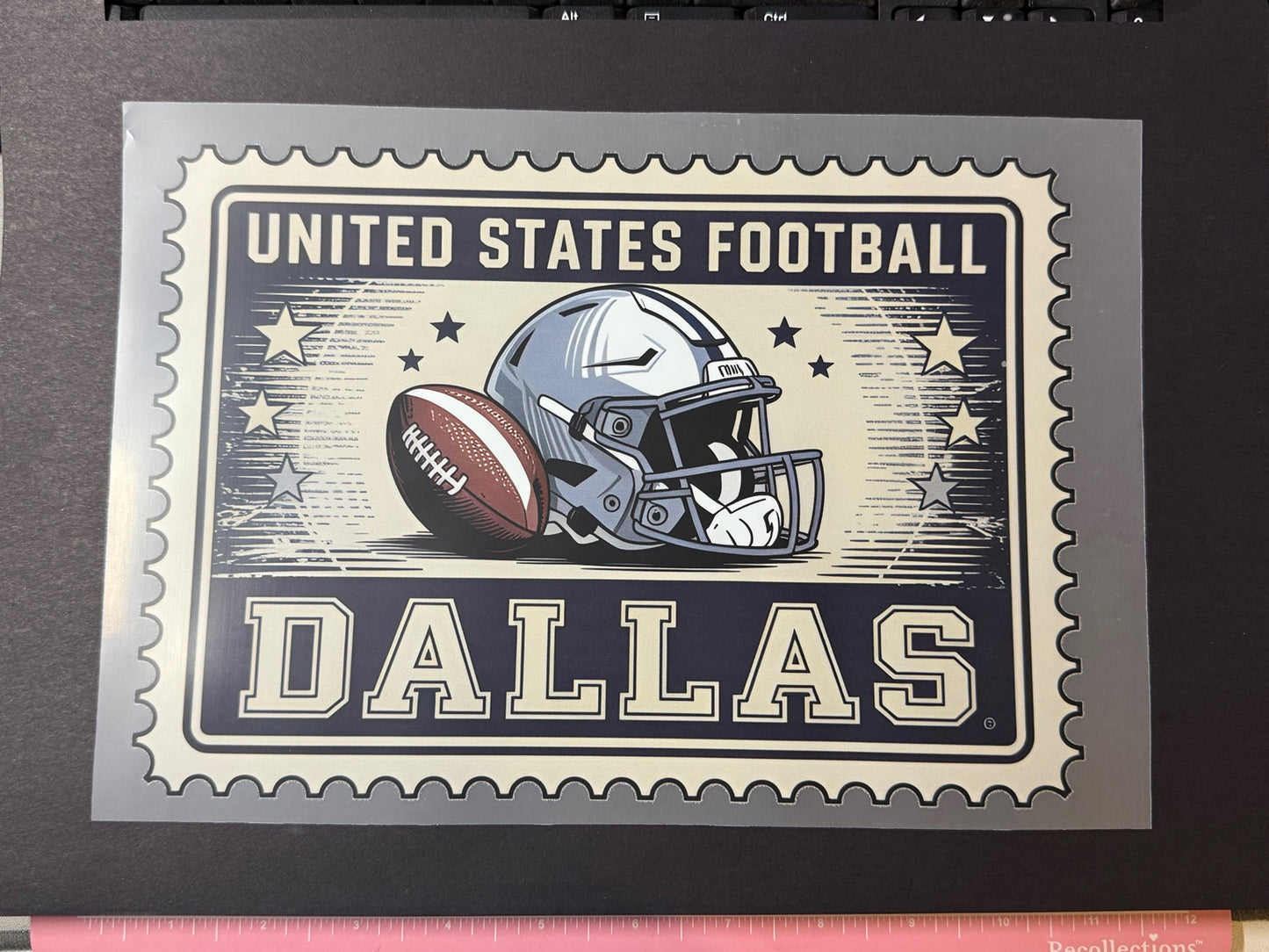 Football Fan DTF Transfers – Vintage Stamp, Skull Flames, or Gridiron Warrior