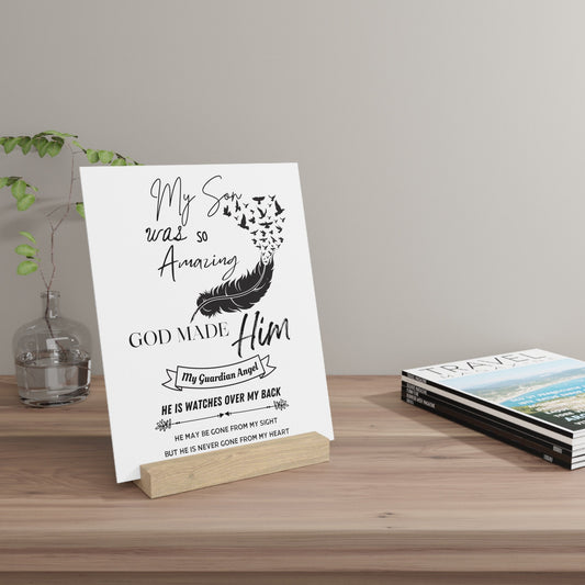 My Son Guardian Angel Memorial SVG & PNG Files – Cricut & Sublimation Designs