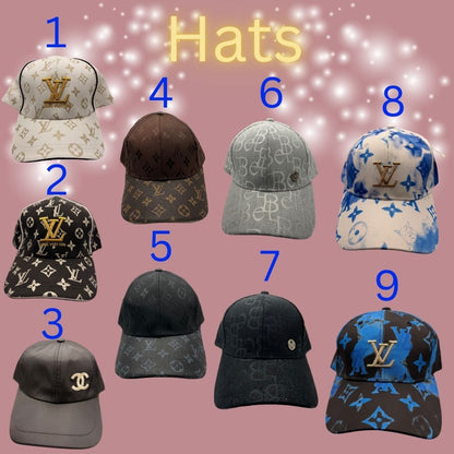 Luxury-Inspired Monogram Baseball Cap – Adjustable Designer-Style Hat