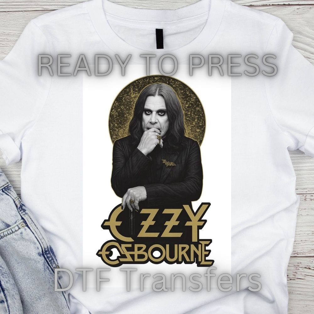 🎸 Heavy Metal RocknRoll. Tribute DTF Transfers Ready to Press 12" Heat Press Designs | Rock Legend Shirts & Hoodies