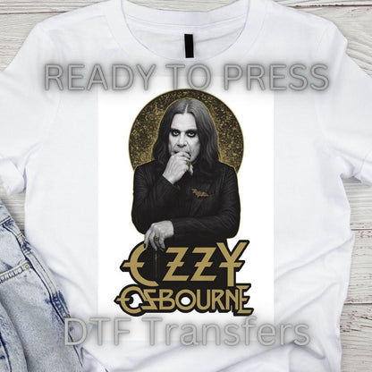🎸 Heavy Metal RocknRoll. Tribute DTF Transfers Ready to Press 12" Heat Press Designs | Rock Legend Shirts & Hoodies