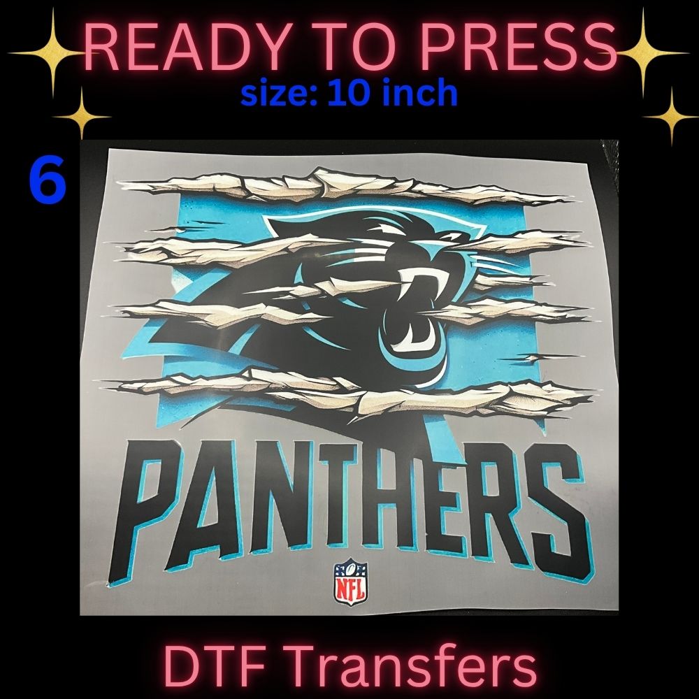 Football Inspired Ready-To-Press DTF Transfers | Game Day Sports Heat Transfers | 10 Inch Shirt Designs