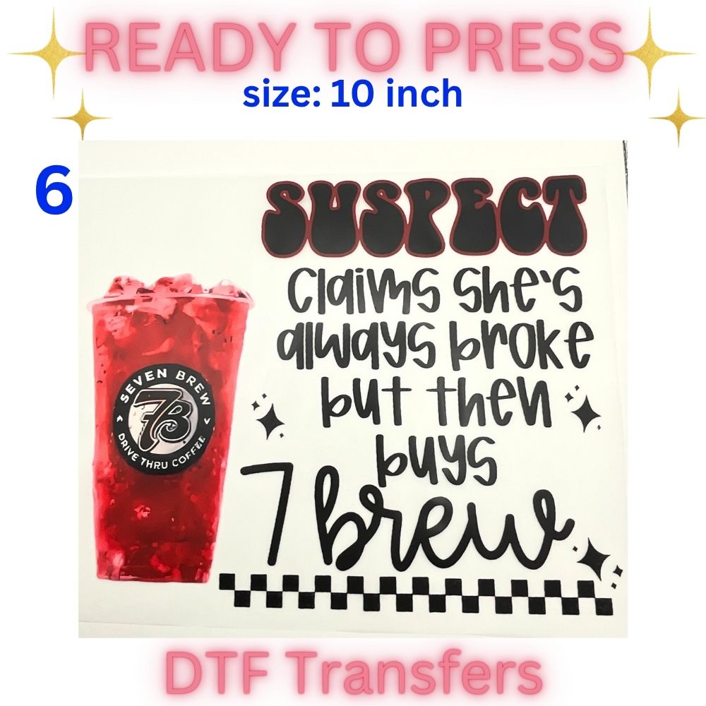 Trendy Ready-To-Press DTF Transfers | Spooky, Western, Mama & Sassy Graphic Heat Transfers | 10 Inch Designs