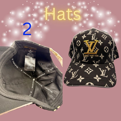 Luxury-Inspired Monogram Baseball Cap – Adjustable Designer-Style Hat